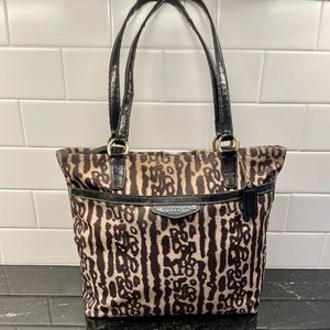 coach handbags leopard print